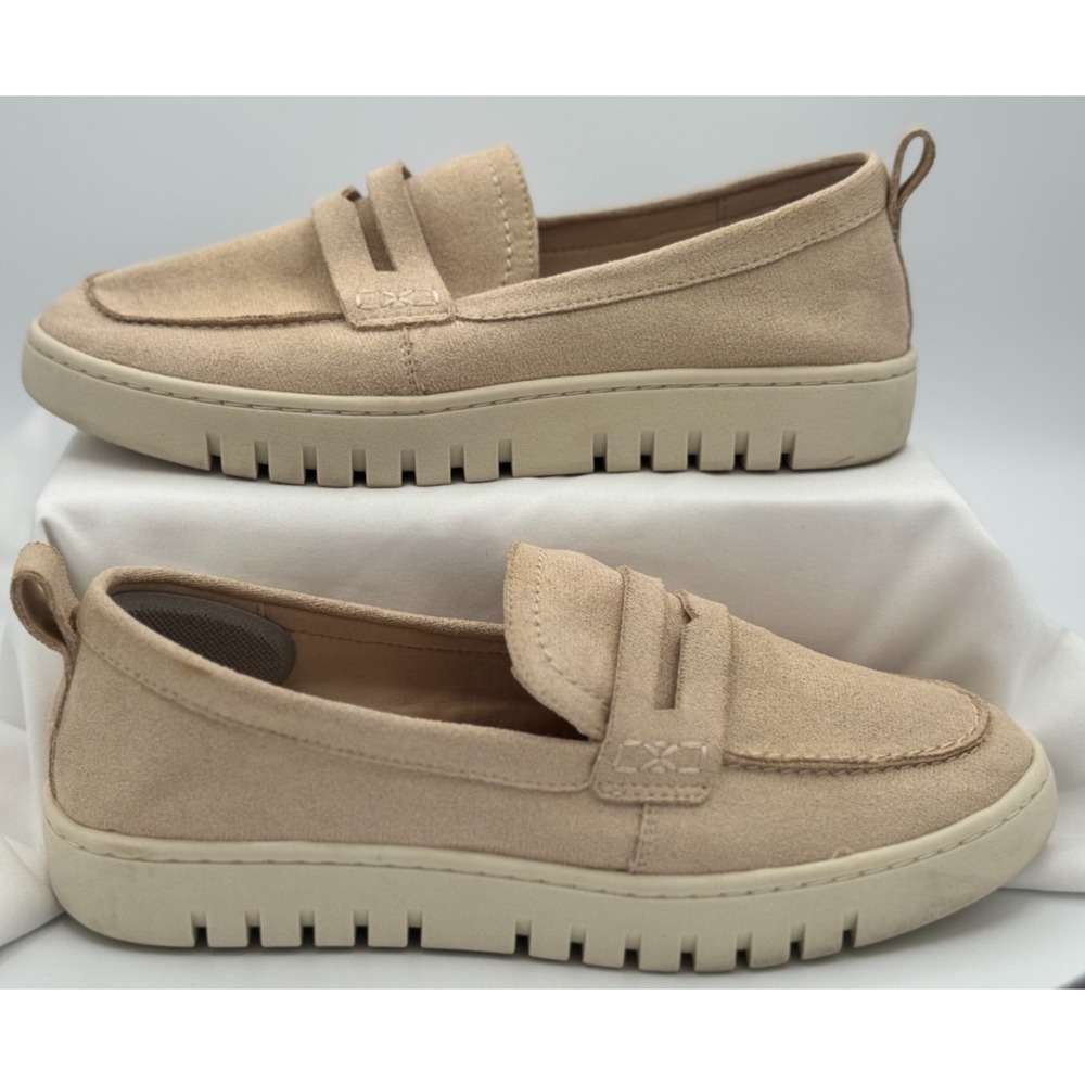 Anne Klein Women's Tan Penny Loafers - Iflex - SF3259 - Livvey - Size 6 1/2
